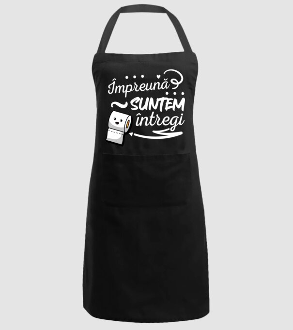 Împreună suntem întregi! model negru pe tricou