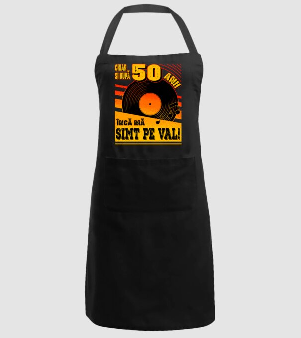 Încă mă simt pe val! 50 model negru pe tricou