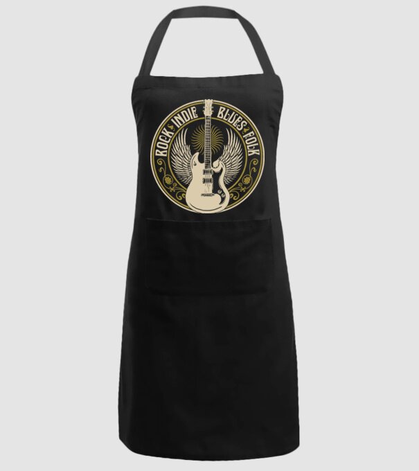 Indie rock model negru pe tricou