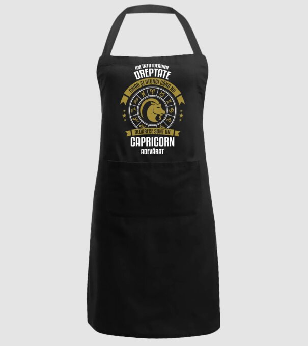 Întotdeauna am dreptate. Chiar și atunci, când nu am, deoarece sunt din zodia capricorn. model negru pe tricou