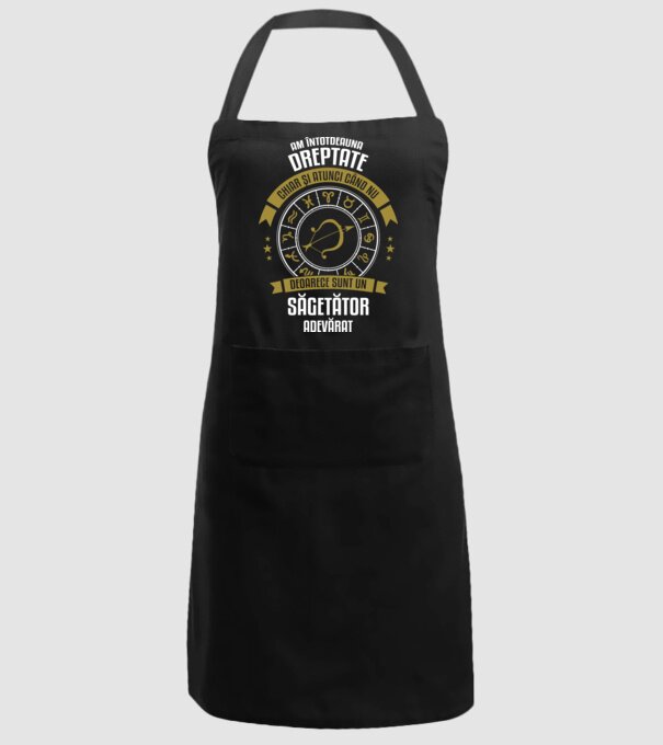 Întotdeauna am dreptate. Chiar și atunci, când nu am, deoarece sunt din zodia săgetător. model negru pe tricou