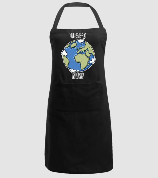 iubește-ți mama model negru pe tricou