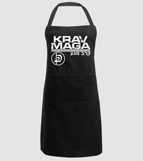 Krav Maga model negru pe tricou