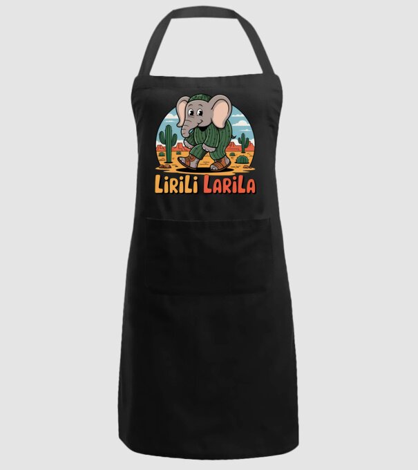 Lirili Larila model negru pe tricou
