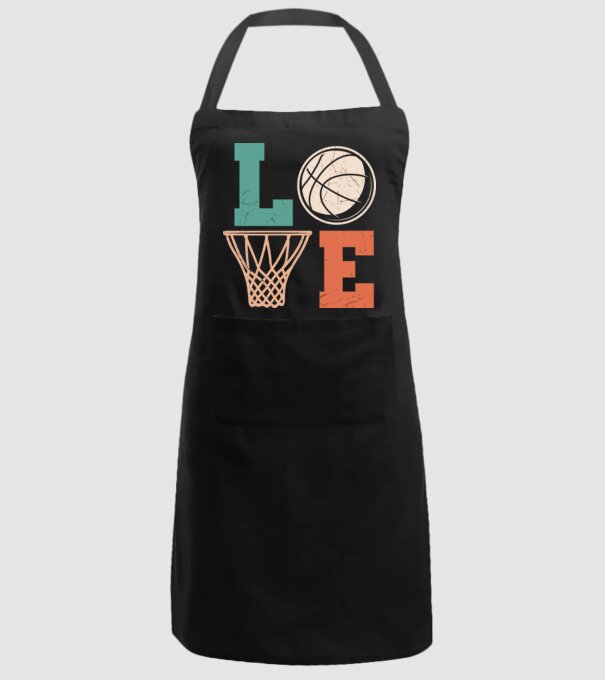 LOVE basketball model negru pe tricou