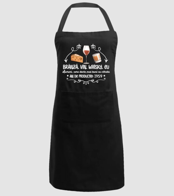 Lucruri, care devin mai buni cu vârsta 1959 65 de ani model negru pe tricou
