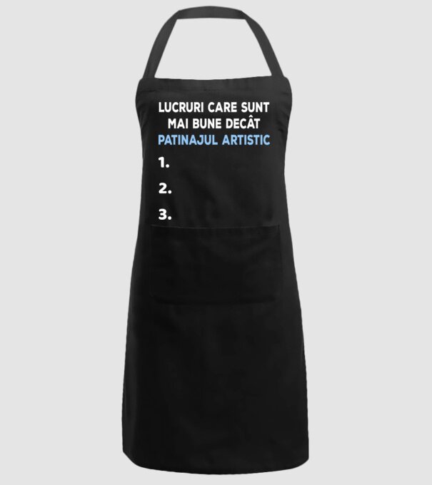 Lucruri care sunt mai bune decât patinajul artistic model negru pe tricou