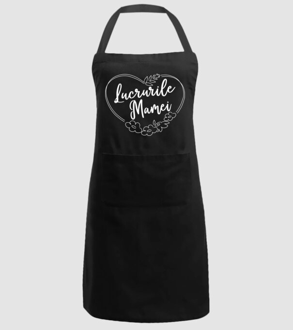 lucrurile mamei model negru pe tricou