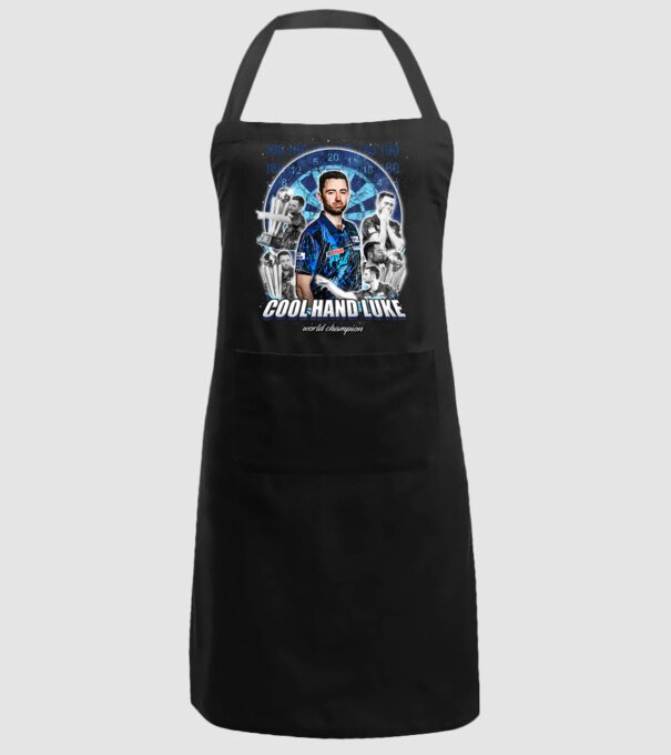 Luke Humphries World Champion model negru pe tricou