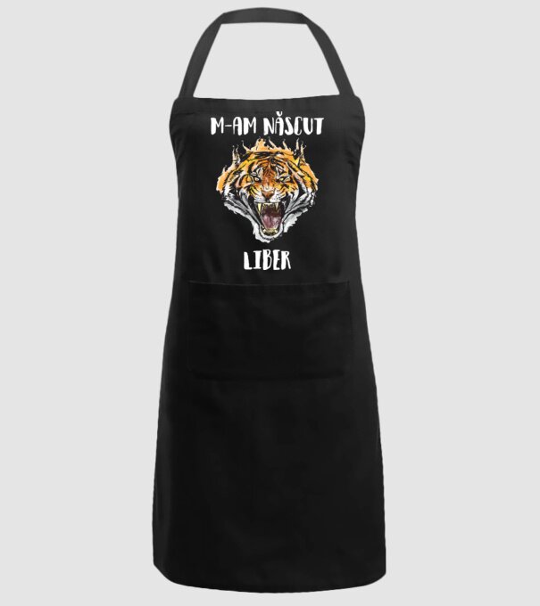m-am născut liber model negru pe tricou