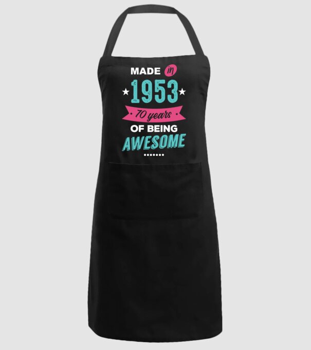 Made in 1953 model negru pe tricou