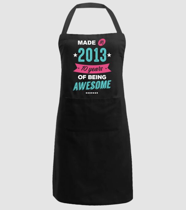 Made in 2013 model negru pe tricou