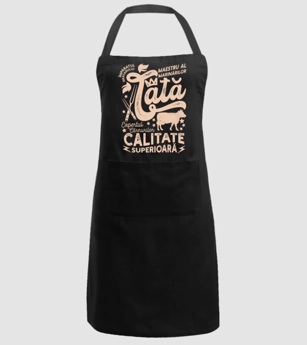 Împăratul grătarului, maestru al marinărilor, expertul cărnurilor - tată - Calitate superioară model negru pe tricou