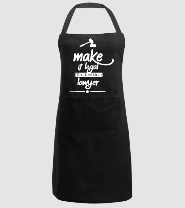 Mage it legal - do it with a lawyer model negru pe tricou