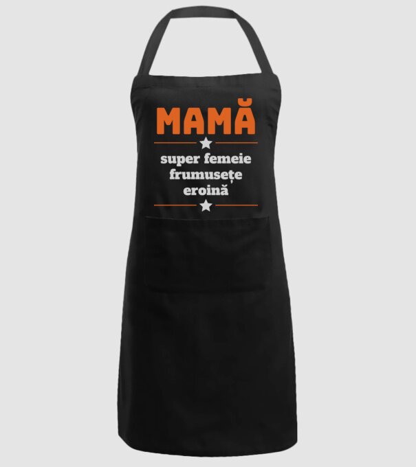 mamă, super femeie, frumusețe, eroină model negru pe tricou