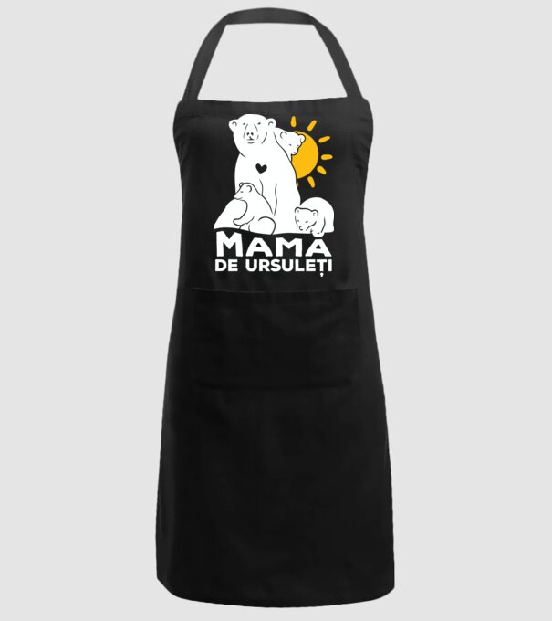 Minunată mamă de ursuleți model negru pe tricou