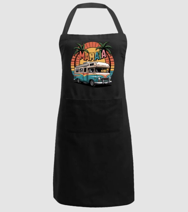 MAMAIA model negru pe tricou
