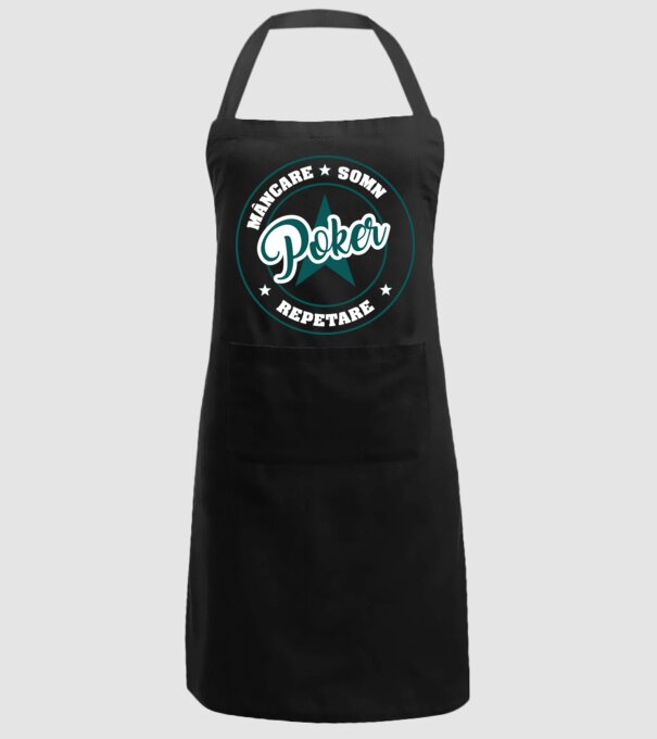 mâncare somn repetare POKER model negru pe tricou
