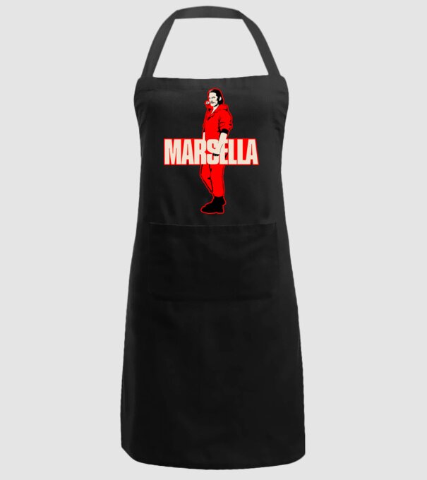 mareille la casa de papel model negru pe tricou