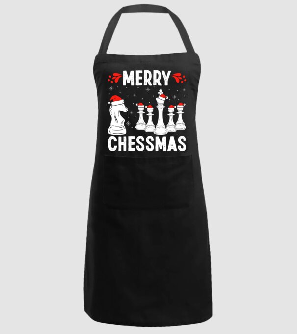 merry chessmass model negru pe tricou