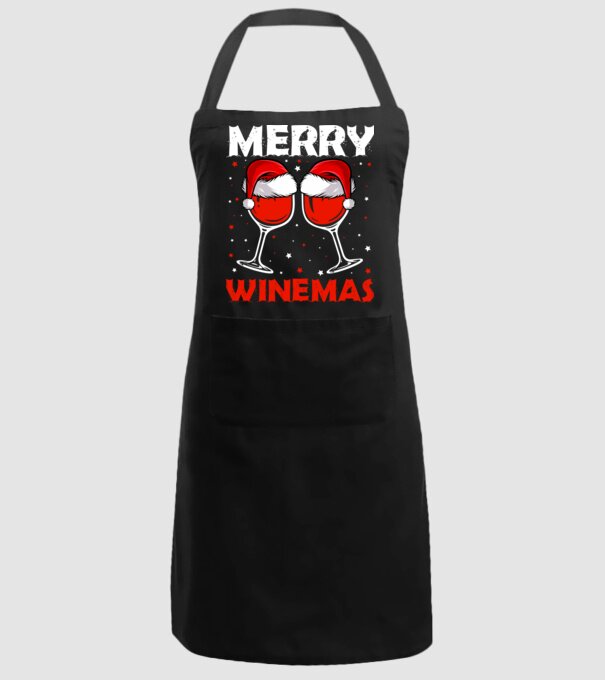 Merry winemas model negru pe tricou