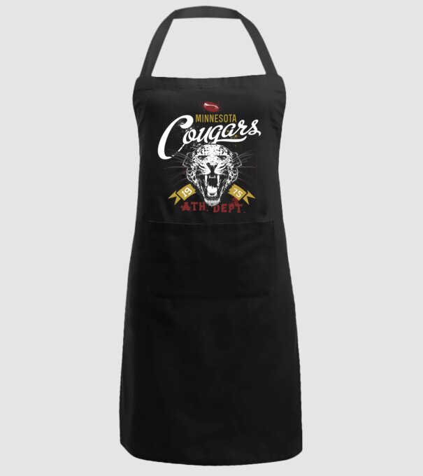 Minesota Cougars model negru pe tricou