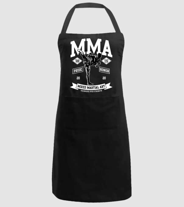 MMA model negru pe tricou