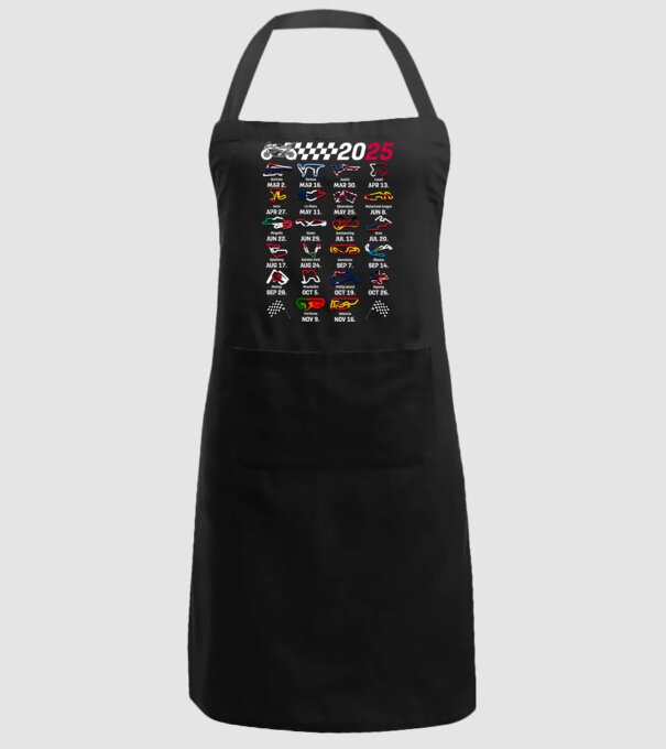 MOTOGP 25 CALENDAR Negru model negru pe tricou