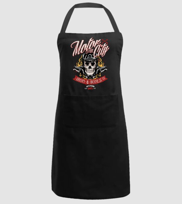 Motor City model negru pe tricou