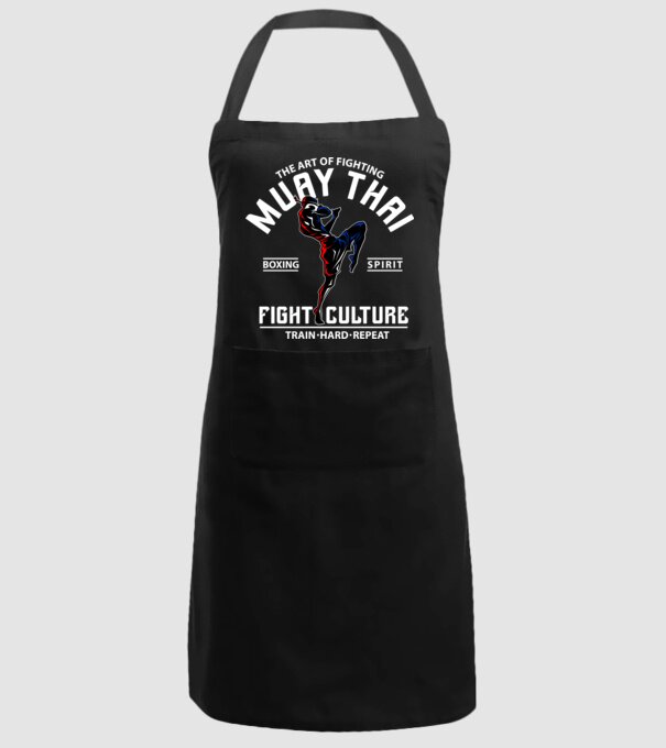 Muay Thai model negru pe tricou