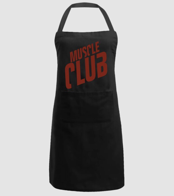 Muscle Club model negru pe tricou