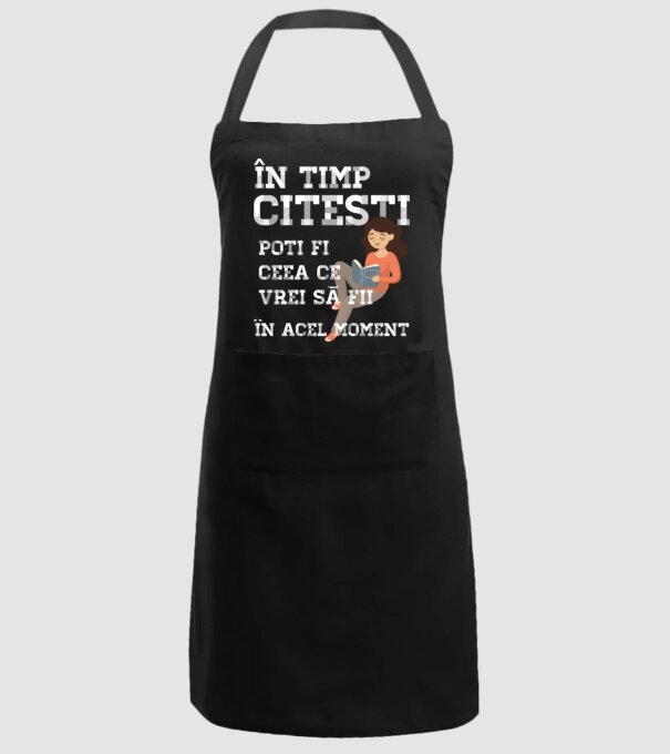 în timp ce citești poți fi ceea ce vrei să fii - în acel moment model negru pe tricou