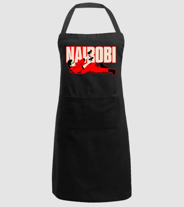 nairobi la casa de papel model negru pe tricou
