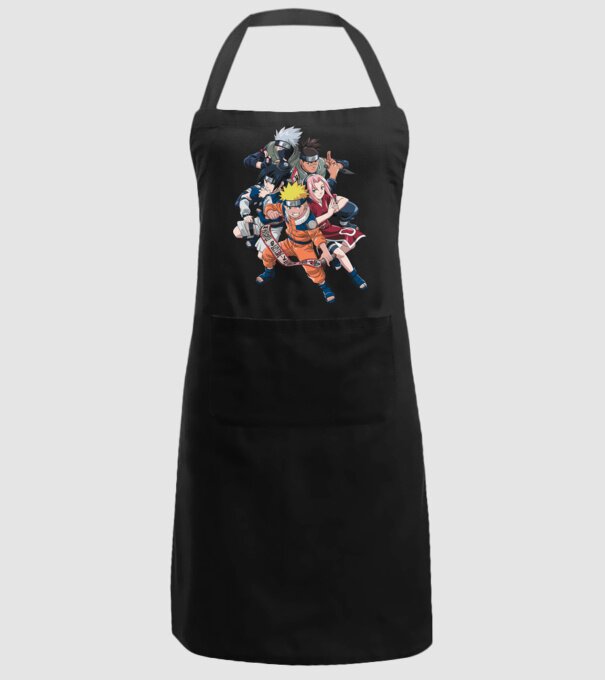 NARUTO model negru pe tricou