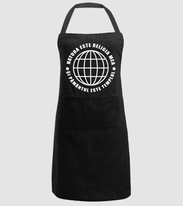 Natura este religia mea model negru pe tricou