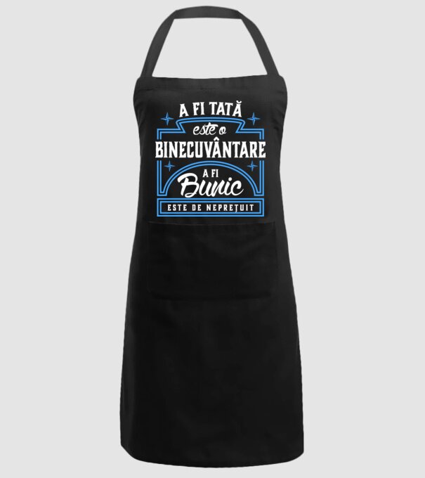 Neprețuit bunic model negru pe tricou