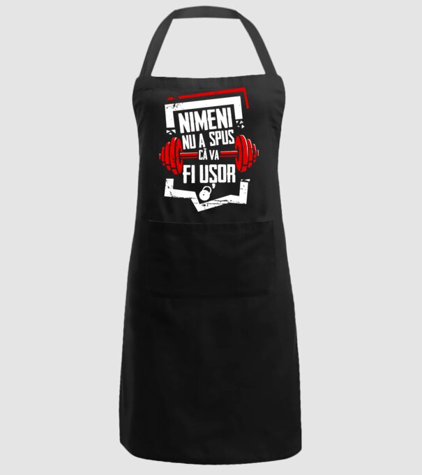 nimeni nu a spus că va fi ușor model negru pe tricou