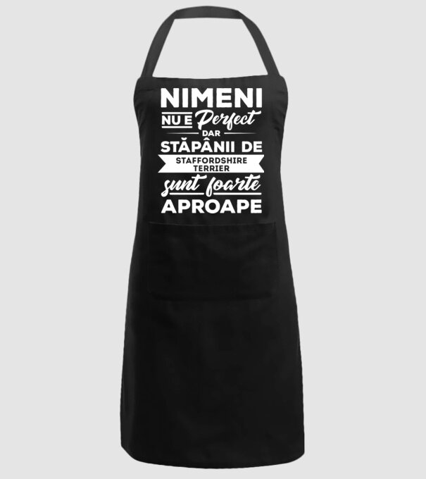 nimeni nu e perfect, dar stăpânii de staffordshire terrier sunt foarte aproape model negru pe tricou