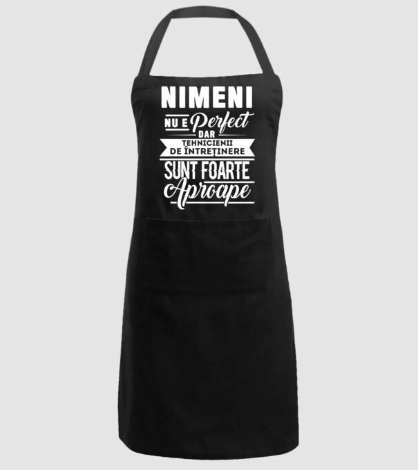Nimeni nu e perfect, dar tehnicienii de întreținere sunt foarte aproape model negru pe tricou