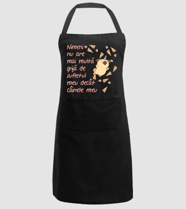 Nimic nu are mai multă grijă de sufletul meu decât câinele meu model negru pe tricou