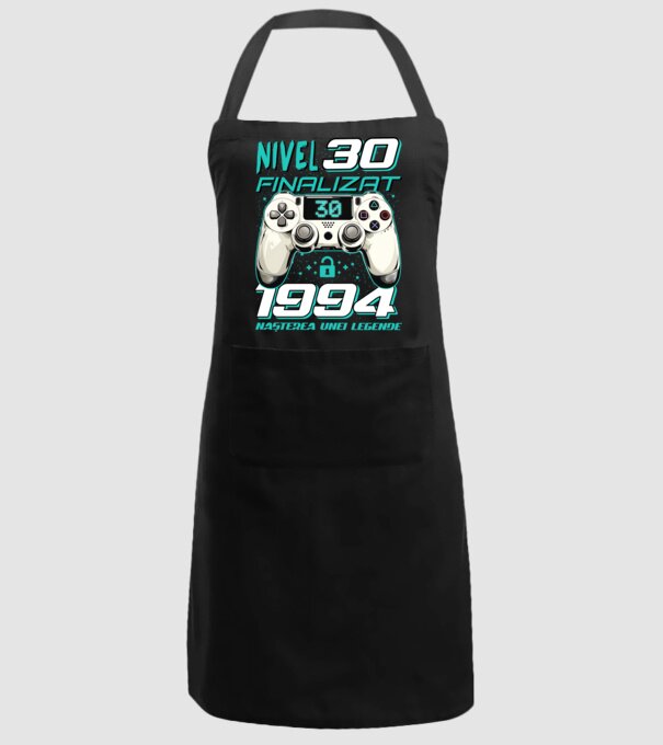 Nivel finalizat 30 1995 model negru pe tricou