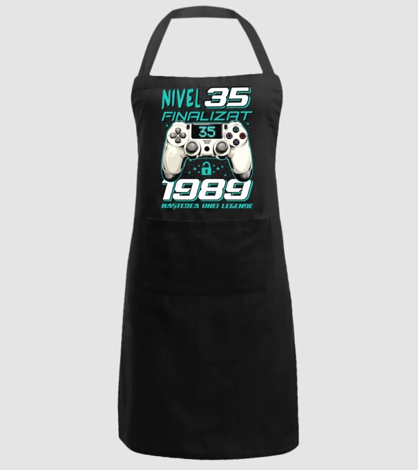 Nivel finalizat 35 1990 model negru pe tricou