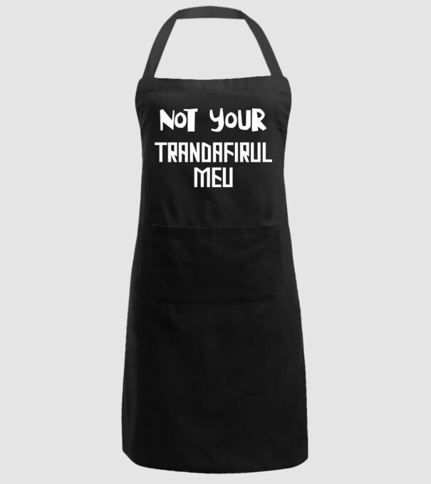 not your ... trandafirul meu model negru pe tricou