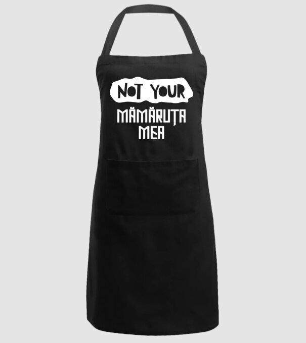 not your ... mămăruța mea model negru pe tricou
