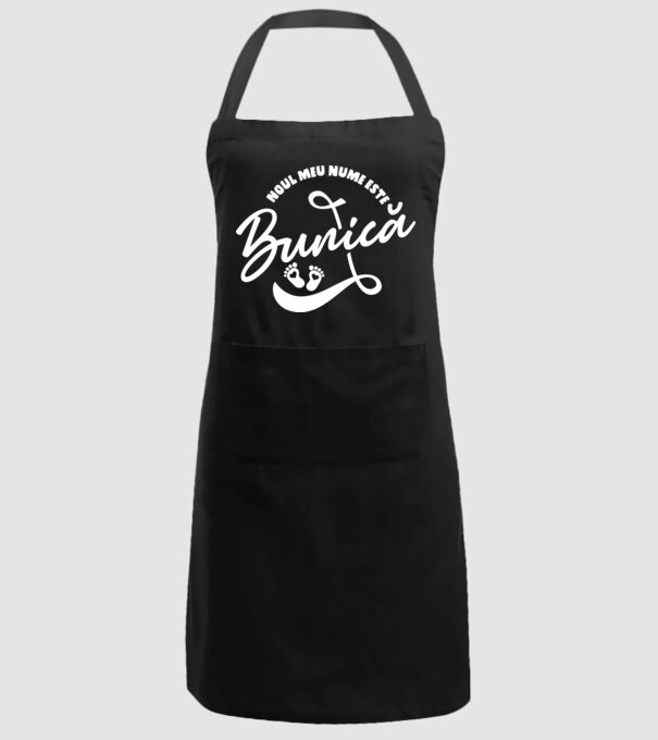 Noul meu nume este Bunică model negru pe tricou
