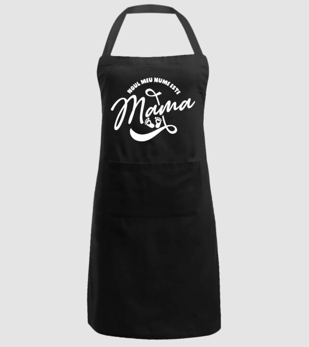 Noul meu nume este Mama model negru pe tricou