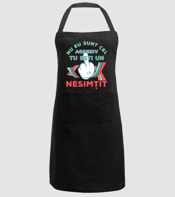 nu eu sunt cel agresiv, tu ești un nesimțit model negru pe tricou