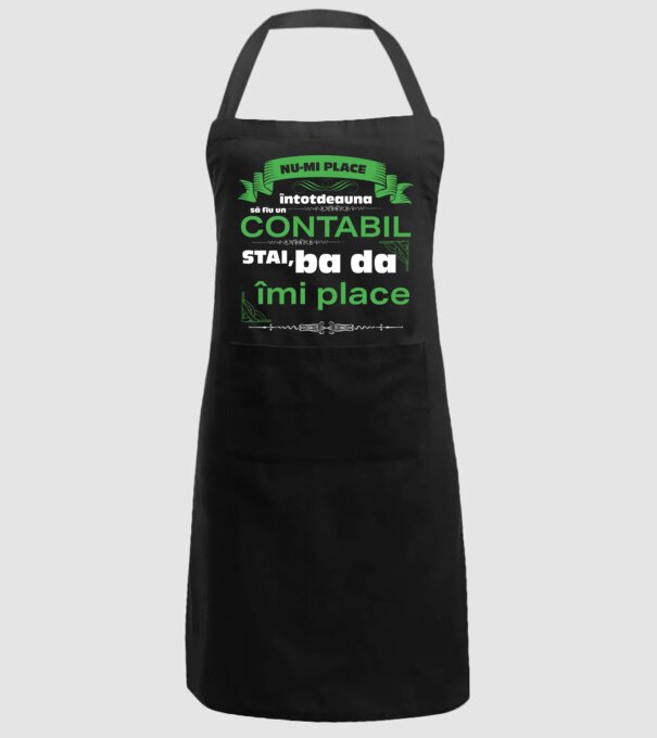 nu-mi place întotdeauna să fiu un contabil, stai, ba da, îmi place D4555802 model negru pe tricou