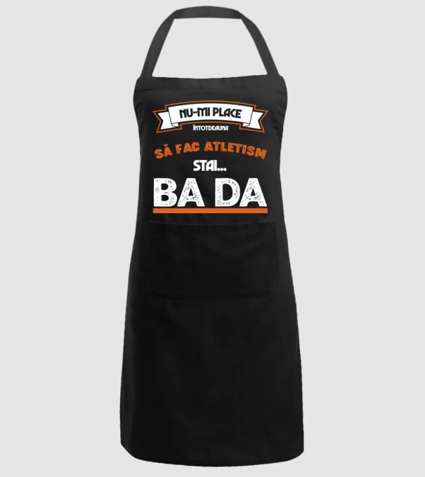 nu-mi place întotdeauna să fac atletism, stai un pic, ba da model negru pe tricou