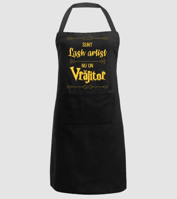 Sunt lash artist, nu un vrăjitor model negru pe tricou